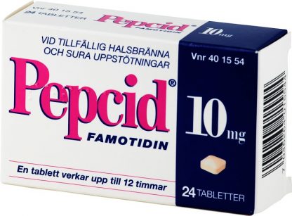 Pepcid 10 mg tabletter 24 st