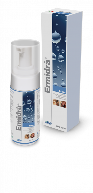 Ermidrà Foam ICF rengöringsskum för hund och katt 200 ml.