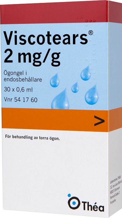 sandhed mærke trække sig tilbage Viscotears 2 mg/g ögongel 30 x 0,6 ml • Köp på Djurfarmacia Apoteket Trollet