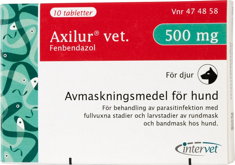 Axilur vet. 500 mg tabletter 10 st • Köp på Djurfarmacia Apoteket
