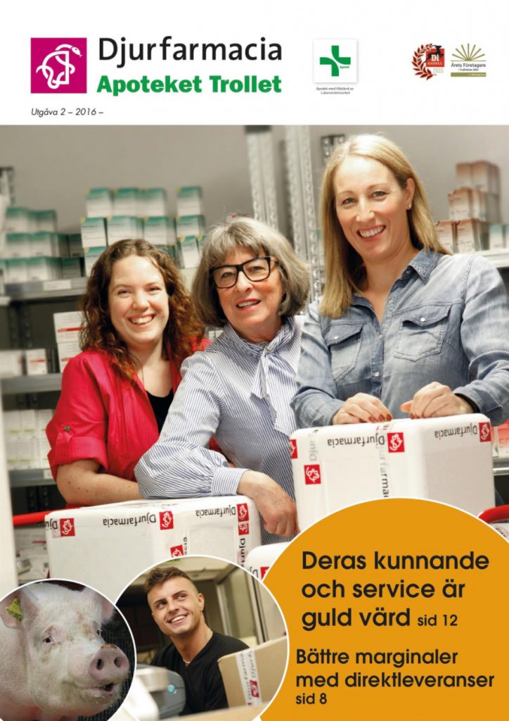 Omslag Djurfarmacia tidning 2016