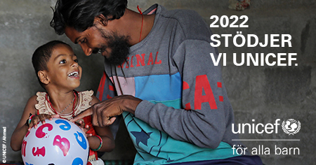 Stödbanner UNICEF